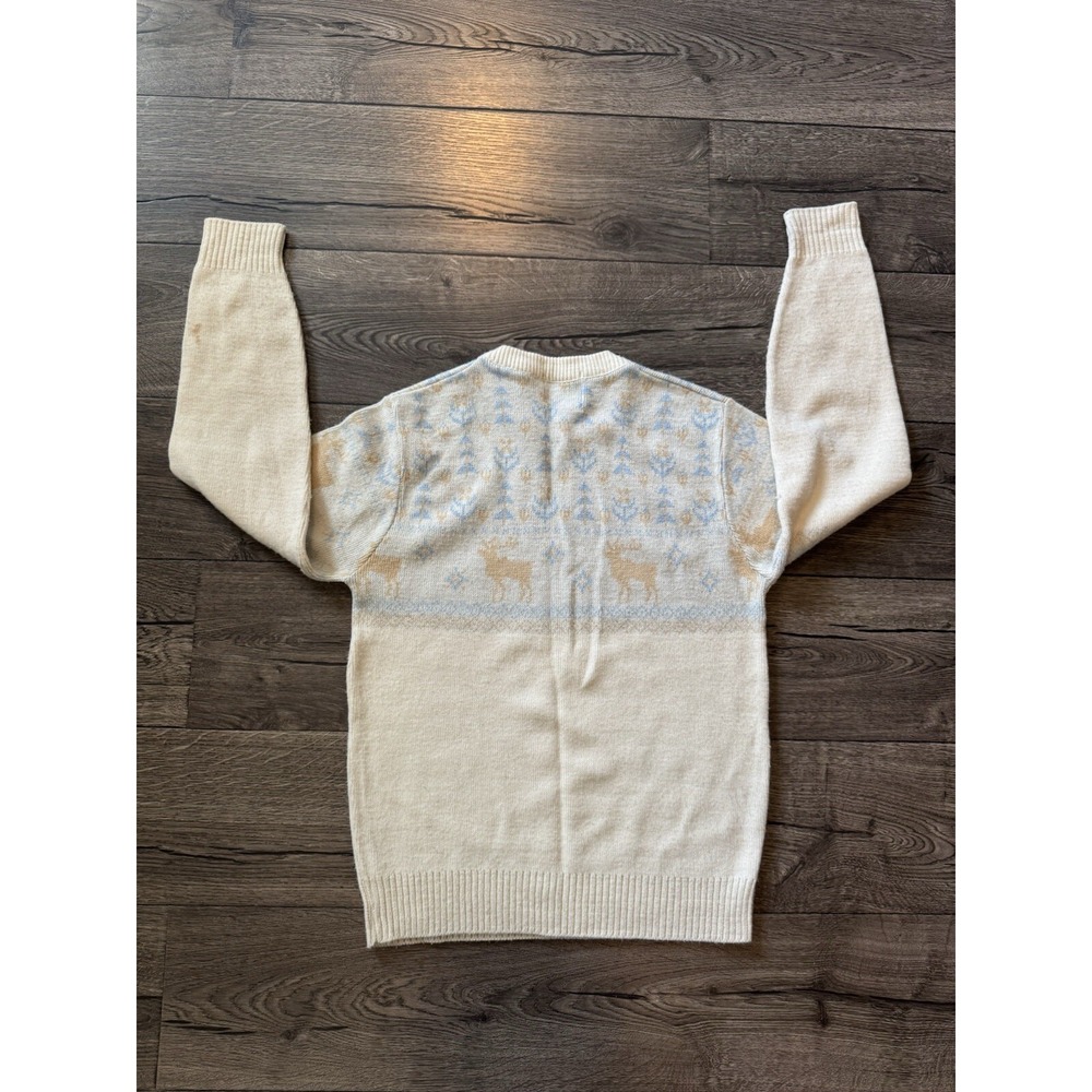 Vintage Forum Sweater Size Medium 100% Wintuk Reindeer‎ PullOver - Picture 8 of 8
